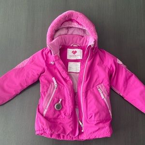 Obermeyer Pink Girls Ski Jacket Coat size 5